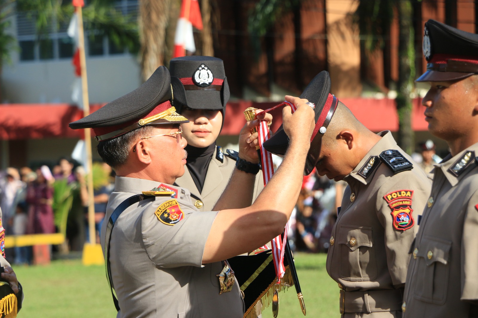 Kapolda Sumbar Lantik 229 Bintara Polri Gelombang I T.A 2024 Polda Sumbar