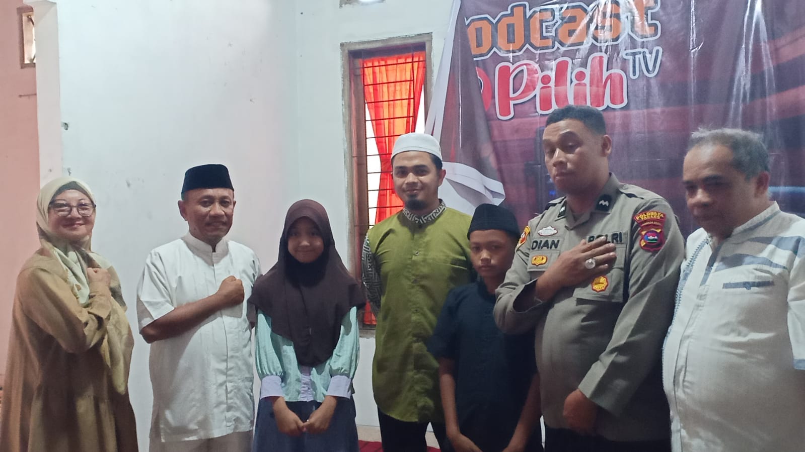 Aipda Dian Pitok Kembali Berbagi  Santunan untuk Anak Yatim 