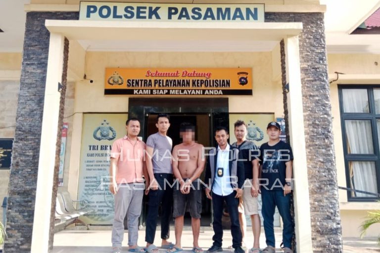 Polsek Pasaman Berhasil Meringkus 1 Pelaku Pencurian HP di Mahakarya Pasaman Barat