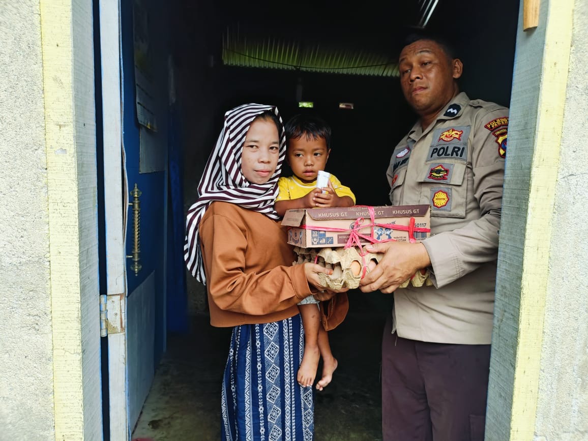 Aipda Dian Pitok, Buser Polsek Lubeg, Bertahun-tahun Konsisten Bantu Anak Stunting